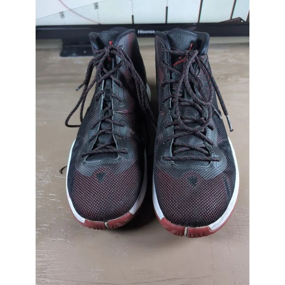 Nike Mens Air Jordan Super Fly 4 849364-002 Black Basketball Shoes Sneakers M 10 - Picture 2 of 11